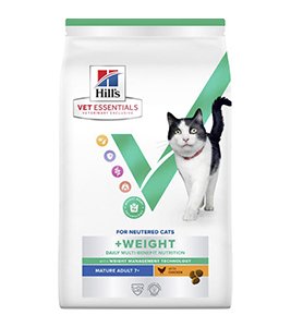 Hills VE Mature 7+ Adult Cat. Neutered, 3 kg, Chicken