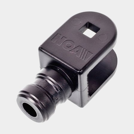 Gaffelende beslag NOA, til Ø25 mm rør