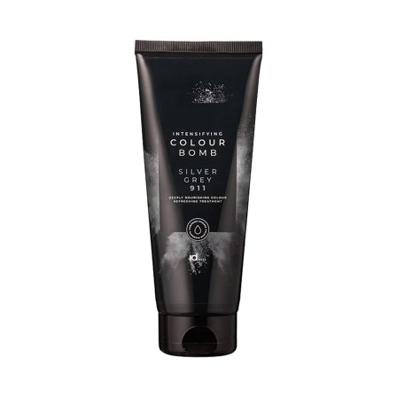 IdHAIR Colour Bomb 911 Silver Grey 200 ml, Hår, Hårfarve, Farvebomber