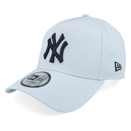 New Era - MLB Azul adjustable Boné - New York Yankees League Essential Pale Blue/Navy A-frame Adjustable @ Hatstore