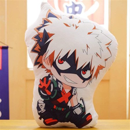 IC My Hero Academia Bakugou Katsuki Dekorativ Kramad Kudde