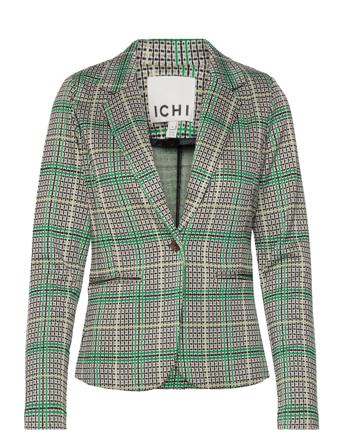 Ihkate Check2 Bl Blazers Single Breasted Blazers Multi/mønstret ICHI*Betinget Tilbud