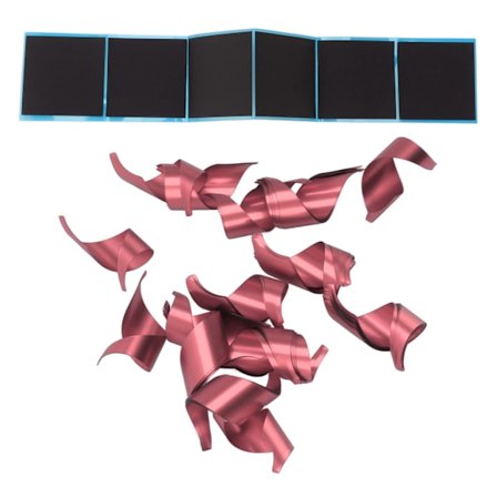 50 stk. Bueskydning Spin Vanes 1,75 tommer Højre Metal Spin Wing Vanes Pil Skaft Fjer Fletching med Tape til DIY Recurve og Compound Buer Rosa