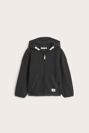 Kappahl | Hoodie med dragkedja | Svart