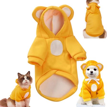 Koiranpaita Puuvillaa, Koirantakki, Hupullinen Koiranpaita Lemmikkieläinten Vaatteet Koira Kissan Vaatteet, Koiran Vaatteet Talvi (M)