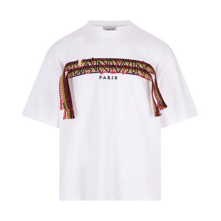 Lanvin, T-Shirts Wit, Heren, Maat:XL