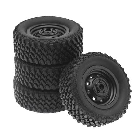 D6A-01 Renkaat MN78 MN82 MN99S 1/12 RC Auton Päivitysosat Tarvikkeet Black