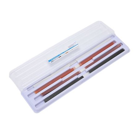 60 stk. Dental Slibende Poleringsstrimler Dobbeltsidet 4 Farver Sandpapirstrimler til Smykker