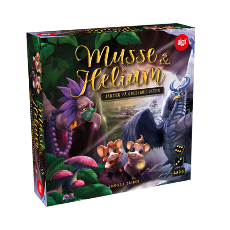 ALGA Jakten på guld/gullosten-Musse & Helium Spel pussel Unisex ONESIZE