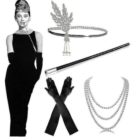 1920'er Tilbehør Kostume Damesæt