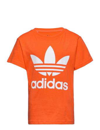 Trefoil T-Shirt T-shirts Short-sleeved Orange Adidas Originals