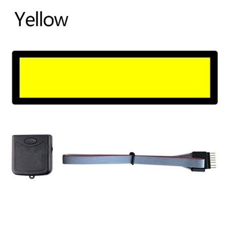 LED-bil-klistremerke Frontrute-klistremerke GULT