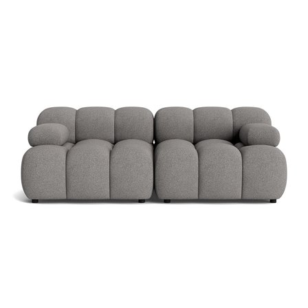 Puffy 2 personers sofa - Loop Grå - 190x95x64 - Sofa, 2 personers sofa