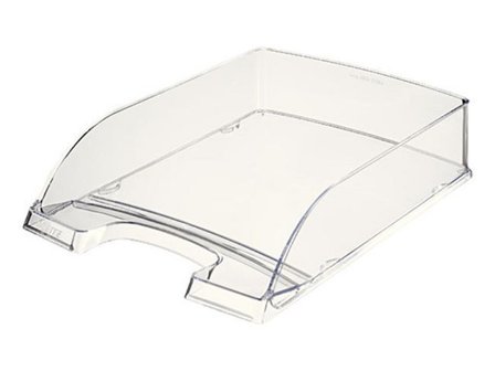 Leitz Brevkorg Plus transparent - Lyreco - Kontorsmaterial - Till skrivbordet - Brevkorgar