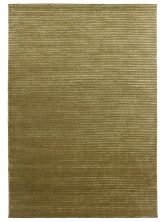 Uni Fine Stripe Tapis - Vert Olive 200X300 Dans Un Style Classique