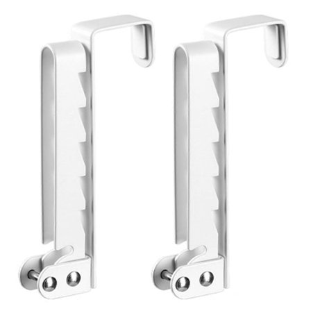 1/2 stk. Dør Tørkestativ Oppbevaringskrok Sterk Bæreevne Sammenleggbar Design Enkel å Installere Klesvask Hengekrok Kleshenger med 6 Spor