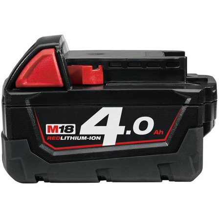 Milwaukee M18 B4 18V Batteri 4,0Ah, Batterier & laddare
