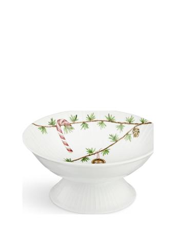 Hammershøi Christmas Opsats Ø16 Cm Hvid M. Deko Home Decoration Decorative Platters & Bowls Multi/mønstret Kähler