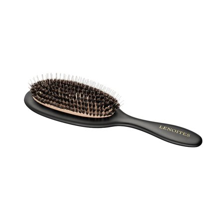 Lenoites Hair Brush Wild Boar with Cleaner Tool Black, Hår, Hårbørster, Børster Med Vildsvinehår