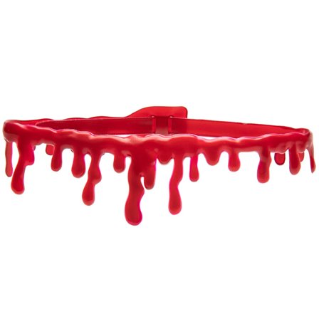 Halsband Blodimitation 44,5cm - Partyninja.se