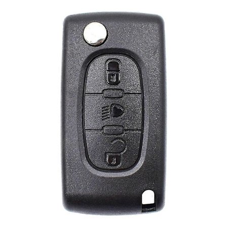 Til Citroen C2 C3 C4 C5 C6 C8 Bil 3 Knapper Flip Fjernbetjening Nøgle Etui Cover Skal Fob VA2 Blad CE0523 Nøgle Reparationssæt