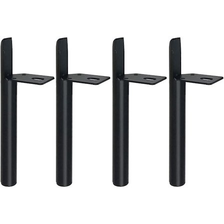 4 Metallbordben Möbel Möbelben För Garderob, Skåp, Tv-Skåp, Sängbord