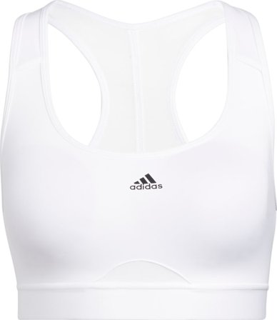 Adidas Women's Powerreact Training Medium-Support Bra Women undergarment White S/A-C