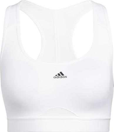 Adidas Women's Powerreact Training Medium-Support Bra Women undergarment White XL/A-C
