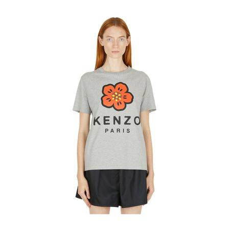 Kenzo - T-shirts - Grå - Dam - Storlek: L, Dam, Storlek: L