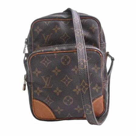 Louis Vuitton Vintage Pre-owned Canvas louis-vuitton-Tass , Bruin , Dames , Maat: ONE Size Vintage Tassen
