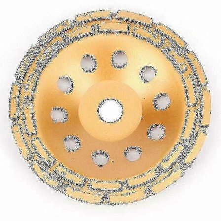 Diamant slipskiva 230 X 22,2 mm - Turbo diamantkoppskiva för betong, granit, sten-Bra