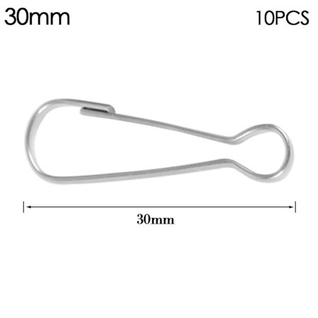 10 st Metallspännen Dockväska Kedja 30MM