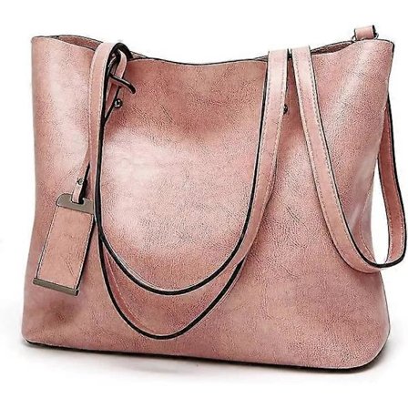 Dame Mjuka Læder Håndtasker Stor Kapacitet Retro Vintage Top Håndtag Hverdags Tote Skuldertasker