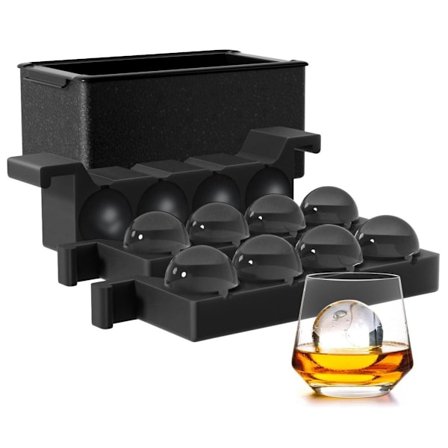 Isform med Lock för Runda Isbitar - 8 Fack