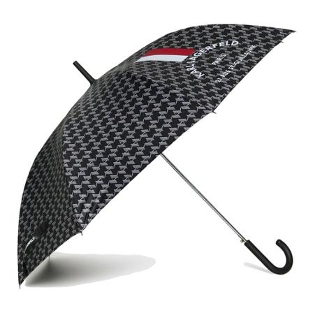Karl Lagerfeld, Rsg Monogram Umbrella Zwart, unisex, Maat:ONE Size