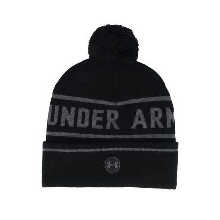 Under Armour - Svart pom Beanie - Drive Beanie Black Pom @ Hatstore