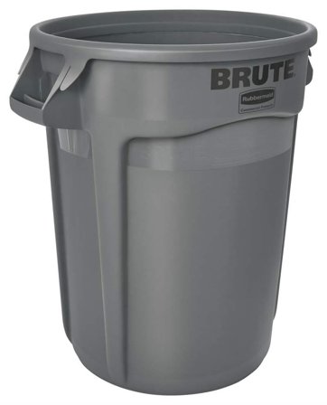 Rubbermaid Brute Tønne grå 121,1 l, Lager & miljø