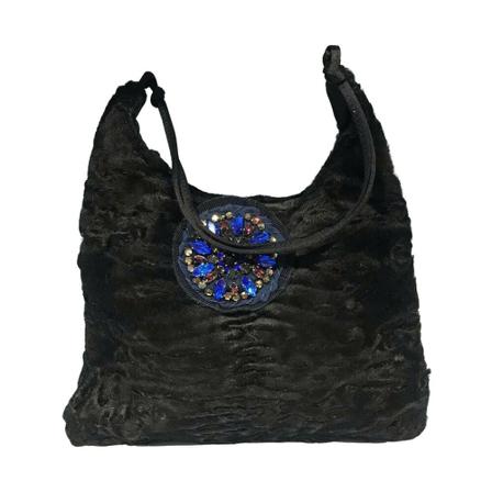 Prada Vintage, Pre-owned Sac Astrakan noir Zwart, Dames, Maat:ONE Size