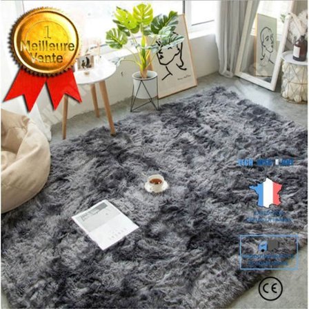 Täckning - TD - Vardagsrumsmatta - Mörkgrå - 80x160 cm - Modern stil - Inomhus