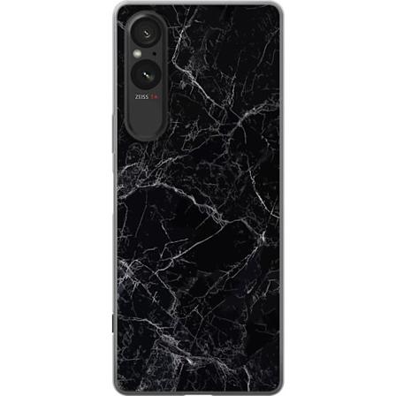 Sony Xperia 10 VI Gjennomsiktig deksel Marmor Svart