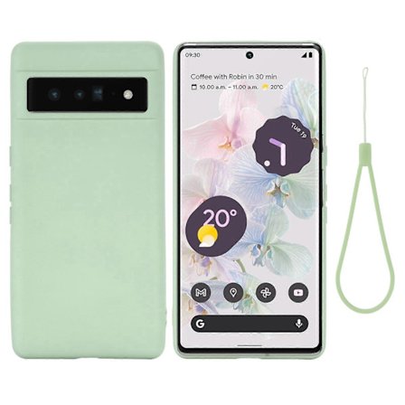til Pixel 7 Pro Pure Color Flydende Silikone Stødsikkert Telefoncover - Perfekt
