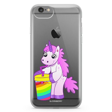 Bjornberry Skal Hybrid iPhone 6/6s - Drickande Enhörning