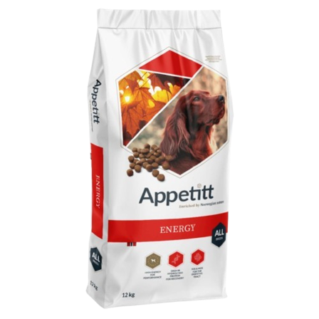APPETITT - Energy 12 kg - Hund - Hundefôr & hundemat - Tørrfôr for hund - ZOO.no