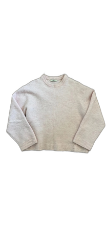 Ljusrosa stickad tröja Gina Tricot