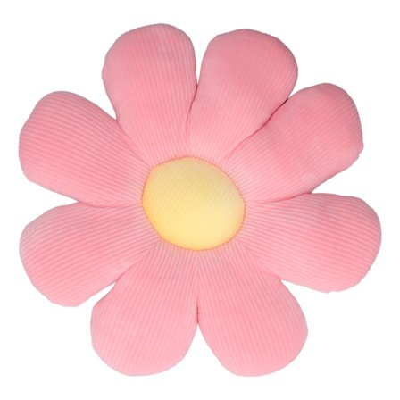 Plush Daisy Kudde Mjuk Daisy Blomma Kastkudde Daisy Golvsits Kudde för Stol Soffa Bil Typ 4
