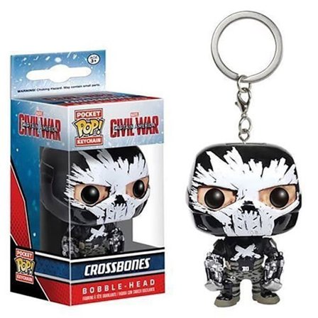 Funko Pocket POP! Nyckelring Marvel: Civil War - Crossbones - Vinylfigur