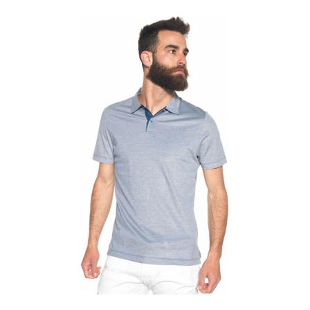 Canali, Polo shirt Blauw, Heren, Maat:4XL,Cotton