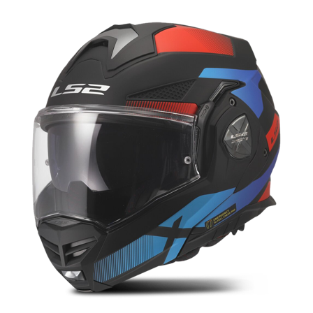 Åpningshjelm LS2 FF901 Advant X Nova Sort/Rød/Blå XL