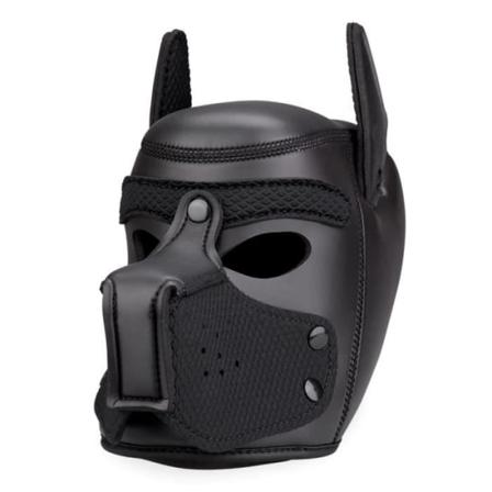 Hundhuva i neopren med färgat nosparti Puppy Play Kinky storlek 1 Svart