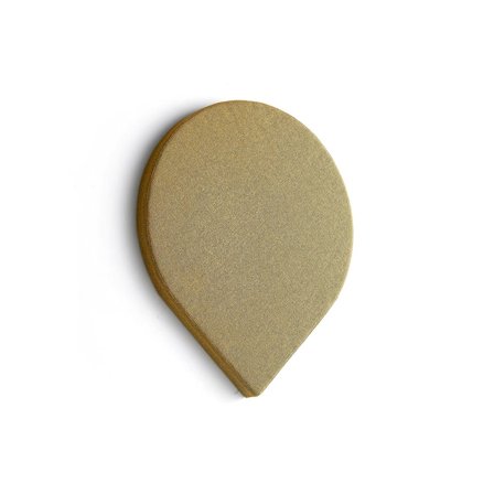 Lydabsorbent POLY, dråpe, H725 B600 T56 mm, veggmontert, gul